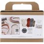 Mini DIY Kit Makramee - Regenbogen