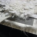 Kundenbild Klebepad 5 x 5 x 1 mm / 10 x 14 cm - weiß 560 Stk. beidseitig