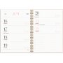 Kalender 24/25 - Lebensplaner rosa horizontal
