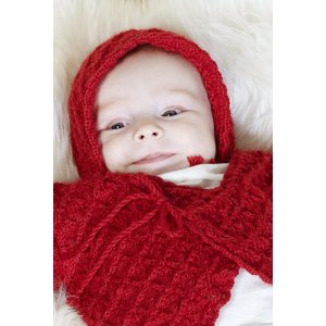 Strickanleitung - Wickeljacke + Mütze im Lochmuster und mit Häkelkante Strickanleitung - Wickeljacke + Mütze im Lochmuster und mit Häkelkante