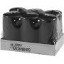 Blocklicht - schwarz - 50 mm - 6 Stk