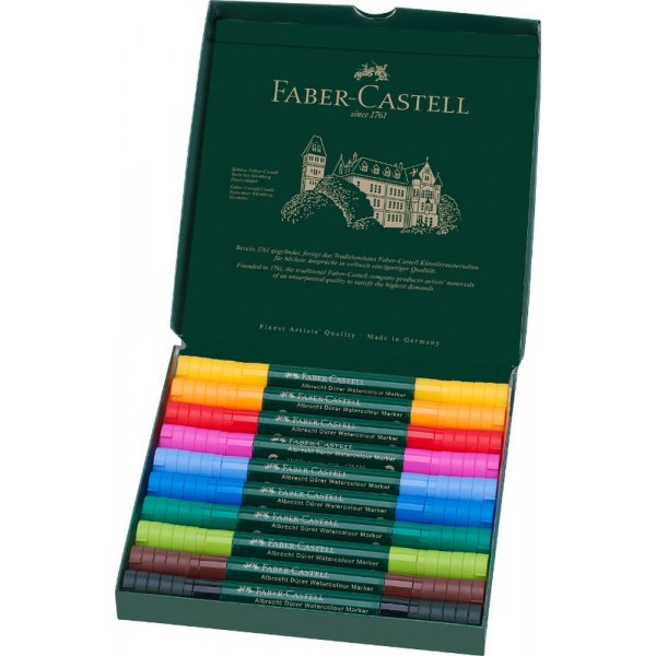 Faber-Castell Albrecht Drer Aquarellmarker-Set - 10 Stifte