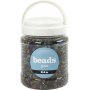Rocailleperlen - Glnzend transparent - 1000 g