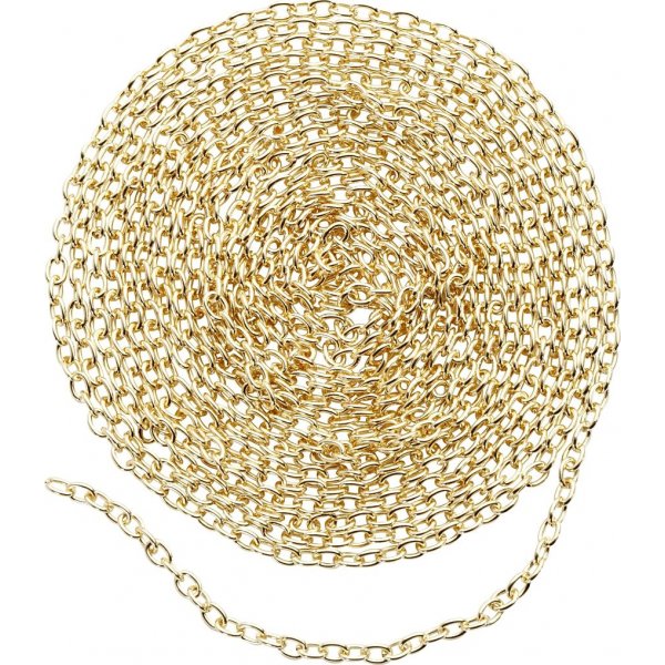Kette - vergoldet - 2 m