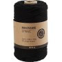 Makramee-Garn - Schwarz - 2 mm - 198 m
