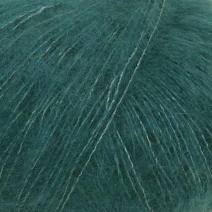 DROPS Kid-Silk Uni Color Garn - 25 g - Petrol (24) DROPS Kid-Silk Uni Color Garn - 25 g - Petrol (24)