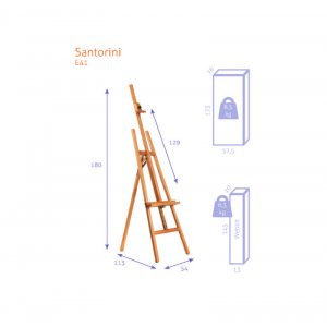 Staffelei - Studio A-Frame Nr. 41 - Santorini - KIT Staffelei - Studio A-Frame Nr. 41 - Santorini - KIT