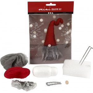 Mini-DIY-Kit - Elfe mit grauem Bart Mini-DIY-Kit - Elfe mit grauem Bart
