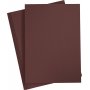 Farbiger Karton - dunkelbraun - A4 - 180 g - 20 Blatt