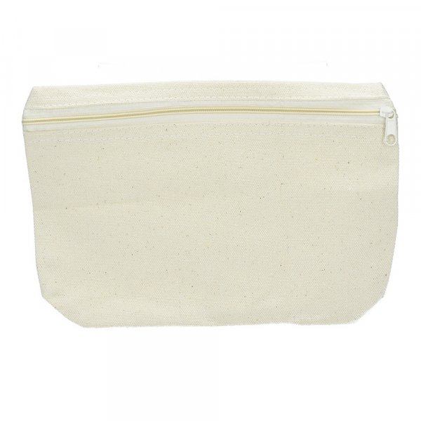 Baumwollartikel 22 x 15,5 cm - natrliche Baumwolle 350 g/m, kleine Tasche