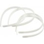 Diadem - 13 mm - wei - 5 Stk