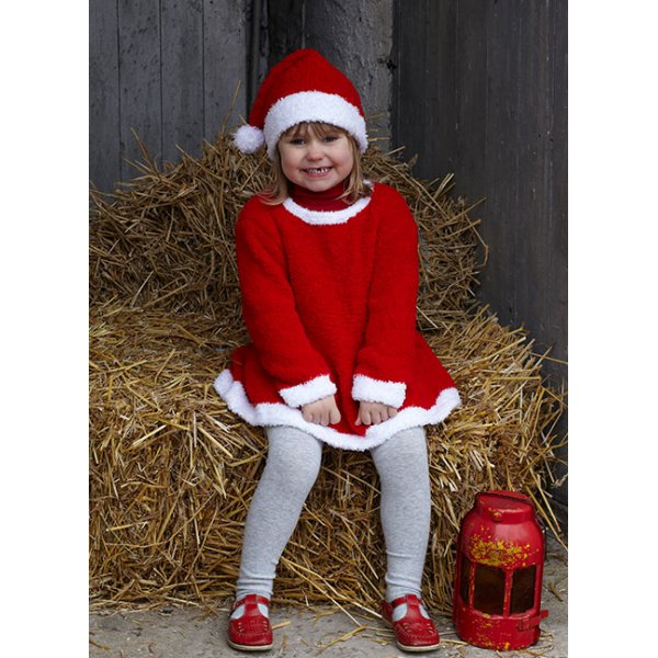 Strickmuster - Weihnachtsmannkleid und -mtze
