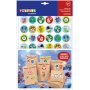 Bastelset Weihnachtskalender, 24 Tten, 3 Stickerbgen