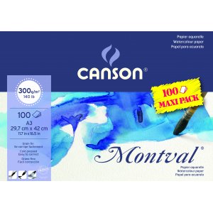Canson Montval 300g Feingräng Canson Montval 300g Feingräng