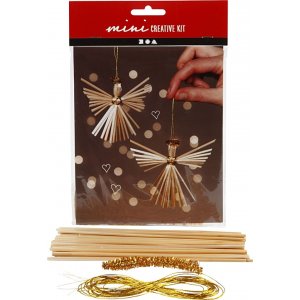 Mini-DIY-Kit - Engel im Stroh Mini-DIY-Kit - Engel im Stroh