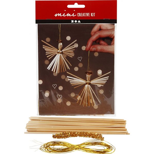 Mini-DIY-Kit - Engel im Stroh