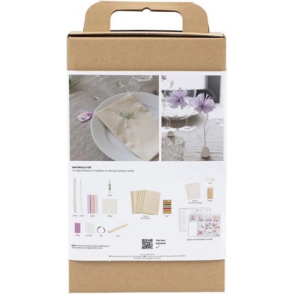DIY Kit Tischdekoration, Pastellfarben