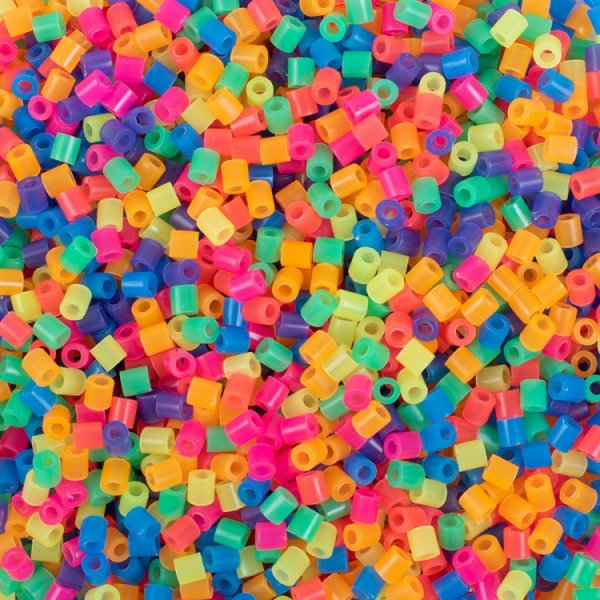 Rhrenperlen Neon - 5000 Stk
