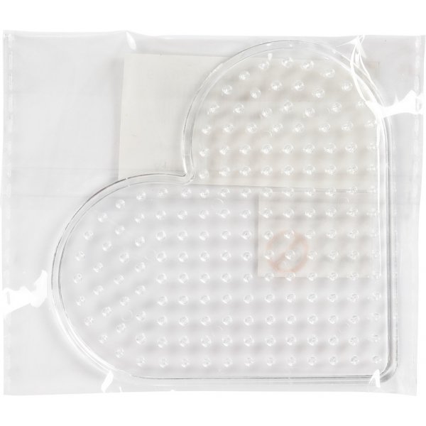 Perlenteller - klar - Herzform Perlenteller - klar - Herzform