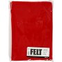 Hobbyfilz - rot - A4 - 10 Blatt