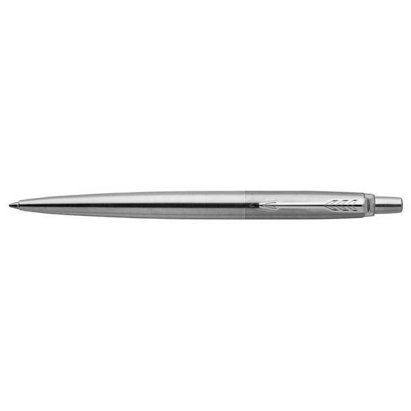 Parker Jotter Kugelschreiber - Chromverzierung aus Edelstahl - Kugelschreiber Mittelblau