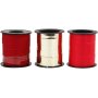 Geschenkkordel - Gold - Rot - Rot - 3 x 15 m