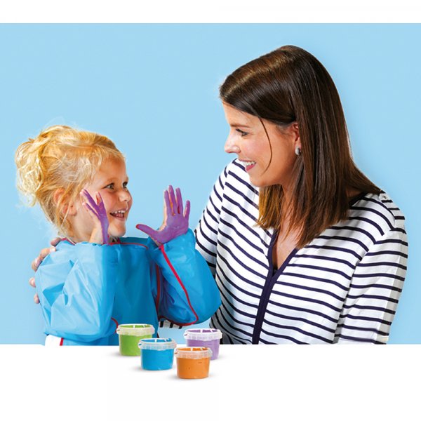 Mein Erstes - flauschige Fingerfarbe