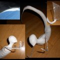 Kundenbild Stahldrahtgeflecht 1,8 x 1,8 mm / 100 x 40 cm - platinfarben dünn