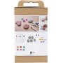 DIY Kit Steindekoration, gemischte Farben, Monster