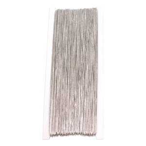 Elastische Kordel 50 m 1 mm Silber Elastische Kordel 50 m 1 mm Silber