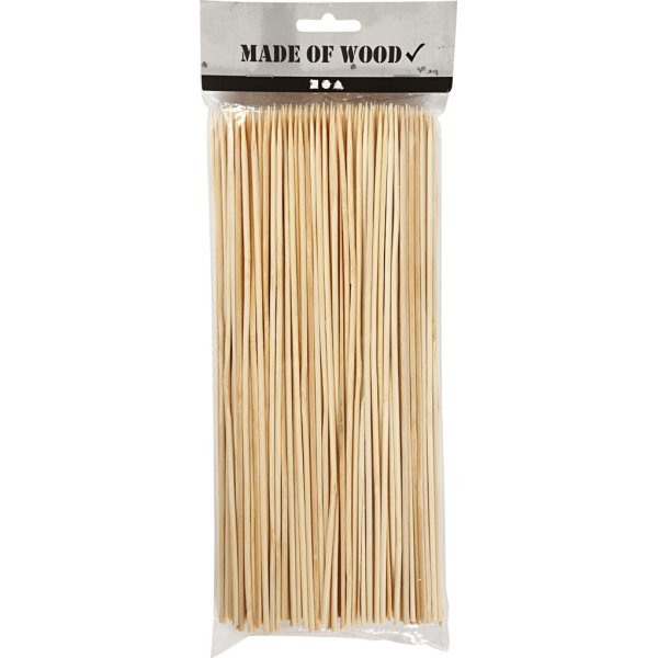 Bambusstbe - schmal - 200 Stk