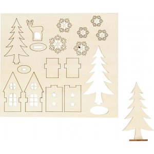 Holzfiguren zum Selbermachen - Häuser - Holz - Hirsche Holzfiguren zum Selbermachen - Häuser - Holz - Hirsche
