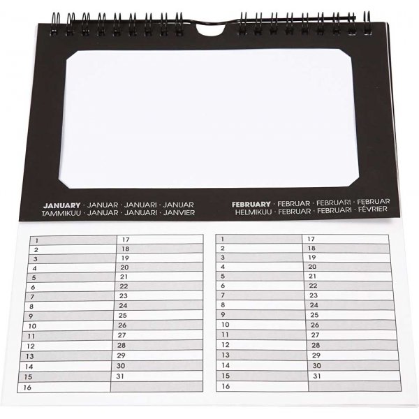 Ewiger Kalender - 19 x 23 cm - 6-tlg
