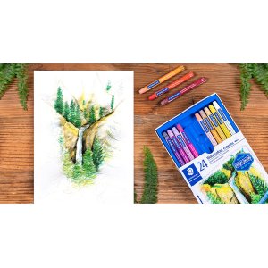 Aquarellstifte - 24 Buntstifte Aquarellstifte - 24 Buntstifte