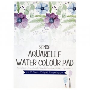 Aquarellblock Sense 200g - A5 Aquarellblock Sense 200g - A5