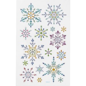 Diamantaufkleber - Schneeflocken Diamantaufkleber - Schneeflocken