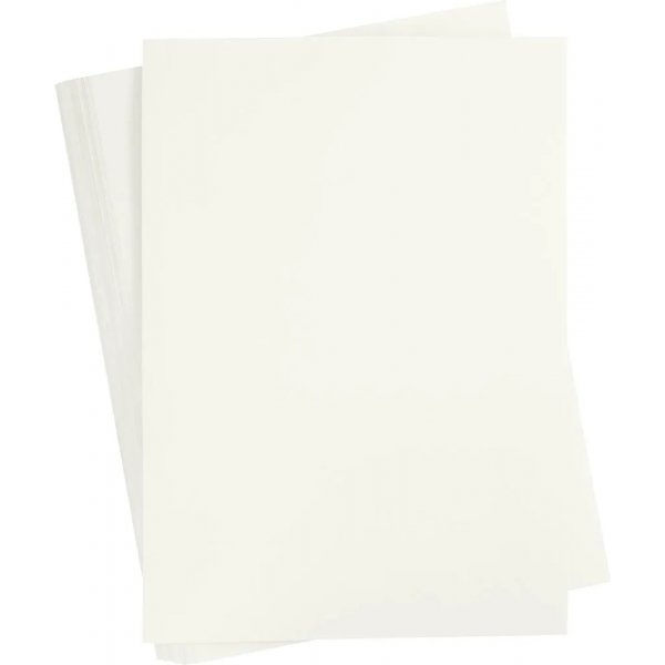 Farbiger Karton - gebrochenes Wei - A2 - 180 g - 100 Blatt