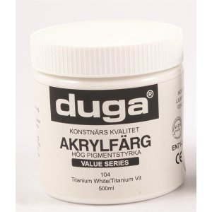 Acrylfarbe 500ml wei�