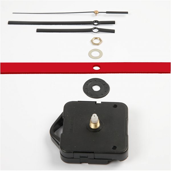 Uhrwerk - 3 mm - schwarz