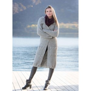Strickanleitung - Lange Strickjacke (1309-4) Strickanleitung - Lange Strickjacke (1309-4)