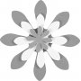 Schicht-auf-Schicht-Stanzer - Marguerite - 3 Stk