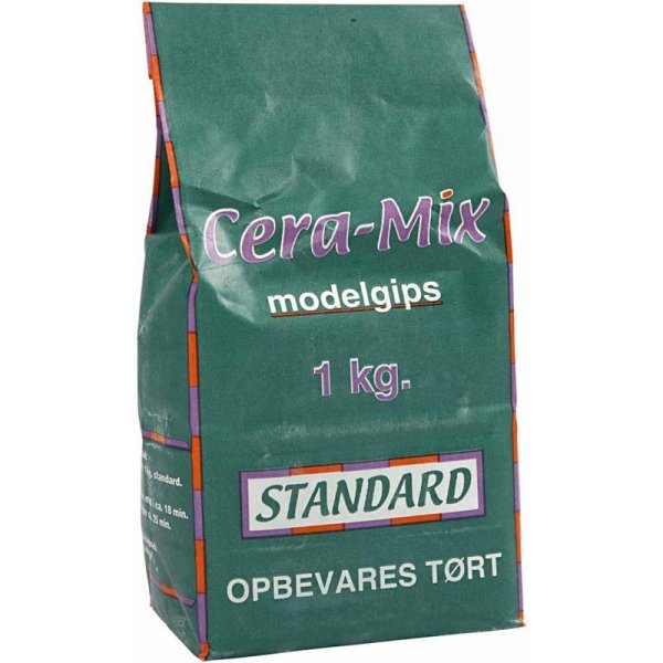 Cera-Mix Standard Modelliergips - hellgrau