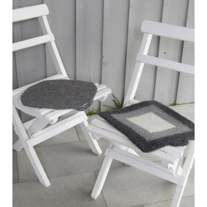 Strickanleitungen - Gefilzte Sitzkissen Strickanleitungen - Gefilzte Sitzkissen