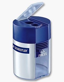 Bleistiftspitzer mit Behälter - Doppelloch Bleistiftspitzer mit Behälter - Doppelloch