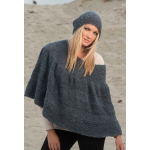 Strickanleitung - Poncho und Mütze (1308-4) Strickanleitung - Poncho und Mütze (1308-4)