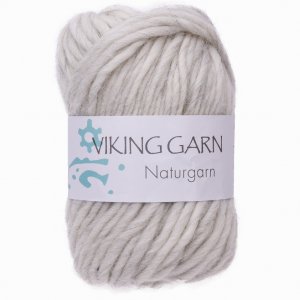 Wikingergarn Naturgarn 50g - Weißgrau (611) Wikingergarn Naturgarn 50g - Weißgrau (611)