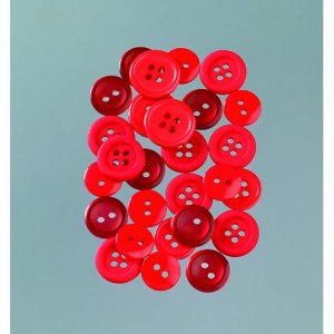 Knöpfe 10 - 15 mm - Rotmischung 40 g Rot Knöpfe 10 - 15 mm - Rotmischung 40 g Rot