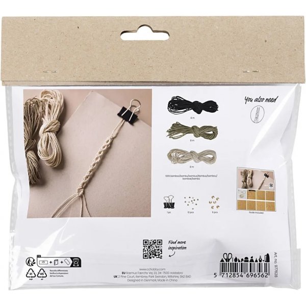 Mini DIY Kit Makramee, Armband