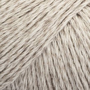 DROPS Baumwoll-Leinen-Unifarbengarn - 50 g - Hellbeige (03) DROPS Baumwoll-Leinen-Unifarbengarn - 50 g - Hellbeige (03)