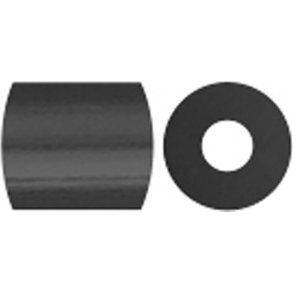 Rhrenperlen - schwarz (32220) - mittel - 1100 Stk